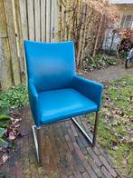 Drie prachtige eetkamerstoelen, gratis!, Huis en Inrichting, Ophalen, Blauw