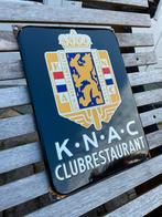 Emaille bord KNAC, Verzamelen, Ophalen of Verzenden, Zo goed als nieuw, Reclamebord