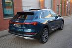 Audi E-tron E-tron 55 quattro advanced 95 kWh Pano, Leer, Tr, Auto's, Audi, Automaat, Zwart, 95 kWh, Blauw