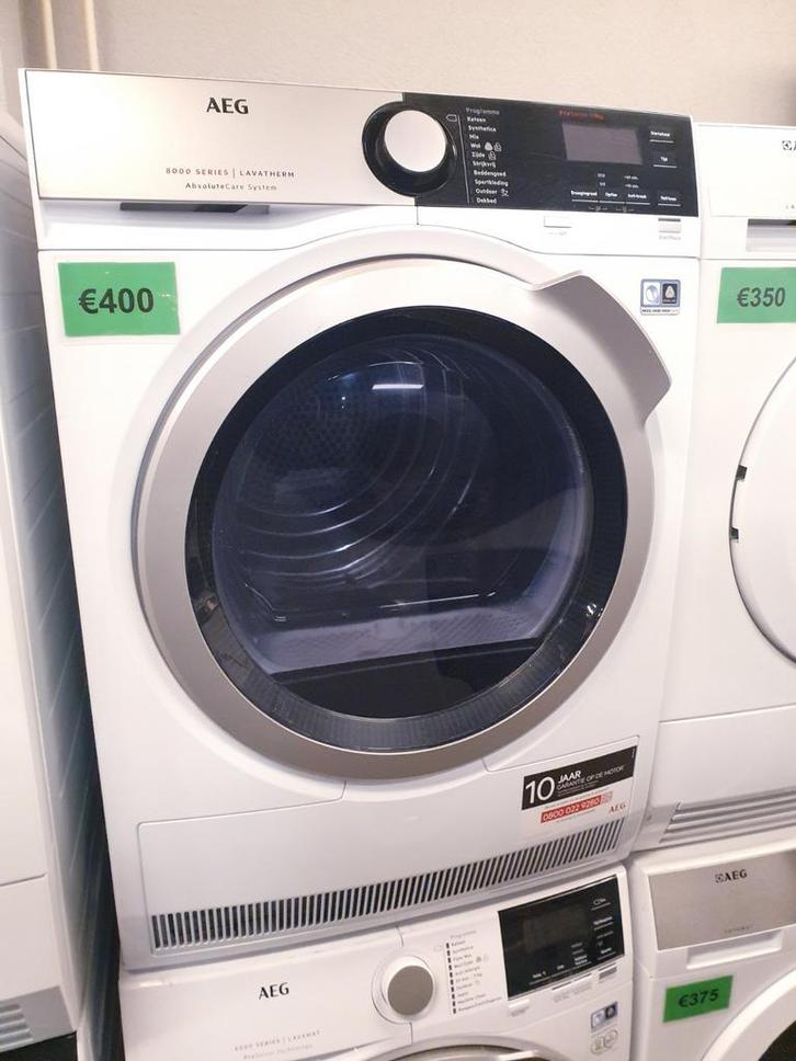 warmtepomp droger ️️AEG 8KG️️️✅️ ️8000series INC GARANTIE, Witgoed en Apparatuur, Wasdrogers, Zo goed als nieuw, Overige typen