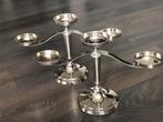 Kandelaars verzilverd 2x, Ophalen of Verzenden