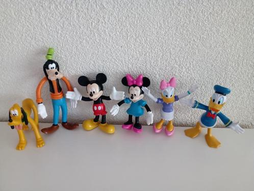 6 Buigpoppetjes van Disney Figuren, Verzamelen, Disney, Gebruikt, Beeldje of Figuurtje, Ophalen of Verzenden