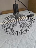 Mooie zwart metalen hanglamp van Lucide, Huis en Inrichting, Lampen | Plafondlampen, Ophalen, Zo goed als nieuw, Metaal, Modern