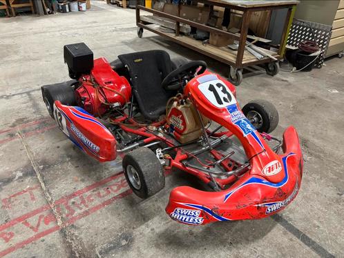 Swiss Hutless GX390 kart. Snel blok!, Sport en Fitness, Karting, Gebruikt, Kart, Ophalen