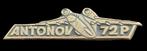 Antonov 72P broche, Verzenden, Nieuw, Transport, Speldje of Pin