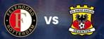 2 tickets Feyenoord - Go Ahead Eagles vak W1, Losse kaart, Twee personen, Februari