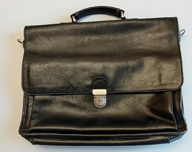 Te Koop: Een Bosboom lederen aktetas, ZGAN. , Sieraden, Tassen en Uiterlijk, Tassen | Schooltassen, Zo goed als nieuw, Aktetas of Boekentas