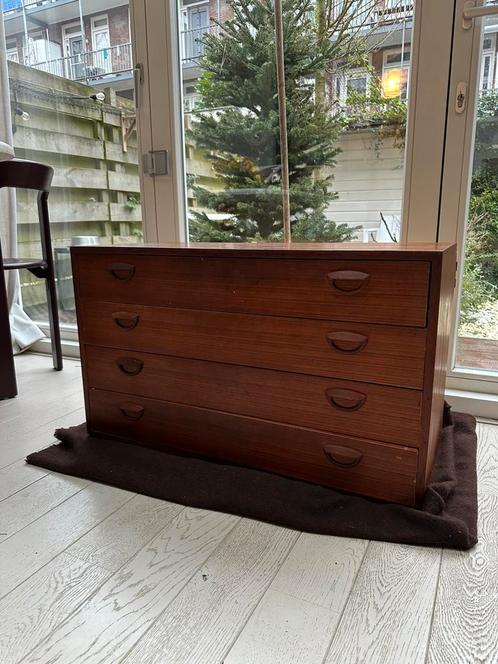 Vintage modulaire kast elementen Kai Kristiansen, Huis en Inrichting, Kasten | Wandmeubels, Gebruikt, 25 tot 50 cm, Glas, Ophalen