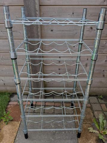 Ikea OMAR Flessenrek, verzinkt, 46x36x94 cm beschikbaar voor biedingen