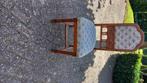 Vintage eetkamer stoelen, Huis en Inrichting, Ophalen, Gebruikt, Bruin, Vier