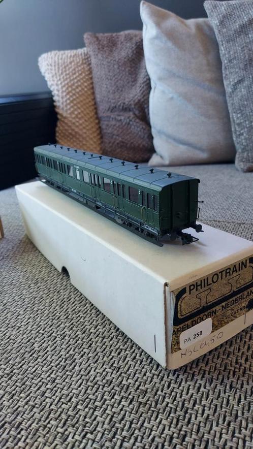 Te koop 3 maal C12c rijtuigen van Philotrain, Hobby en Vrije tijd, Modeltreinen | H0, Zo goed als nieuw, Wagon, Gelijkstroom, Ophalen of Verzenden
