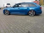 EXPORT AUDI A6 BITURBO COMPETITIE 326PK VOL OPTIES 09/2017, Auto's, Automaat, Blauw, Leder, Stationwagon