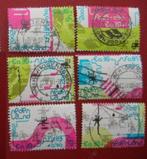 NVPH 2013 a t/m f serie kinderzegels gestempeld, Ophalen of Verzenden, Gestempeld