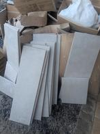 Restpartij vloertegels beige/grijs, Ophalen, 60 cm of meer, Keramiek, Minder dan 20 cm
