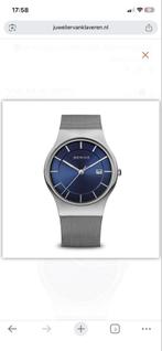 Bering Classic Zilver Geborsteld Horloge - Nieuw!, Overige merken, Staal, Polshorloge, Nieuw