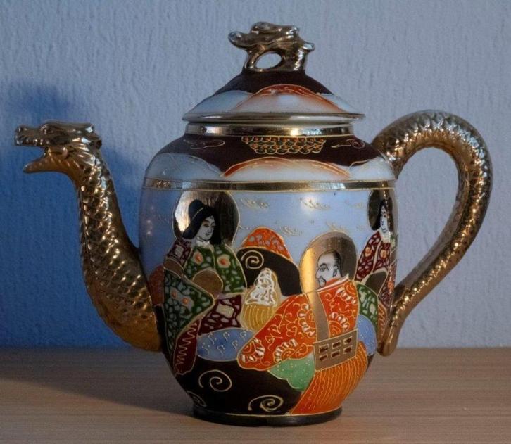 Satsuma servies 23-delig, Antiek en Kunst, Antiek | Servies compleet, Ophalen