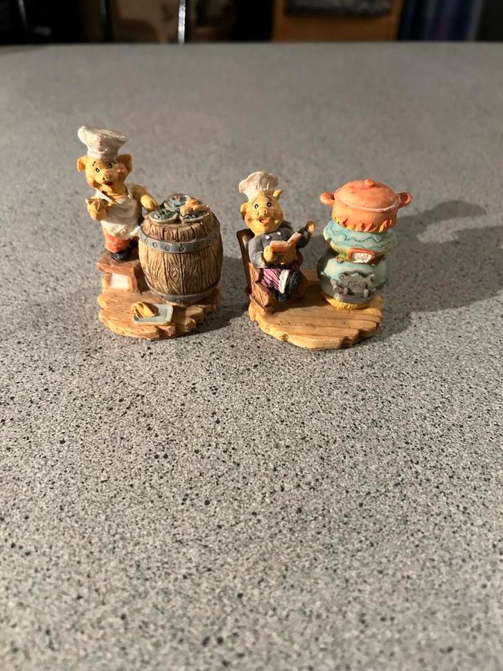 Prachtige varkens koks beeldjes, Verzamelen, Beelden en Beeldjes, Gebruikt, Ophalen of Verzenden