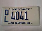 Kentekenplaat Illinois Dealer Amerika usa., Ophalen of Verzenden, Gebruikt, Auto's