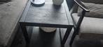 Bijzettafel. Britt black, Huis en Inrichting, Tafels | Bijzettafels, Minder dan 55 cm, Vierkant, Zo goed als nieuw, Ophalen