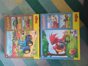 Twee haba puzzels beschikbaar voor biedingen