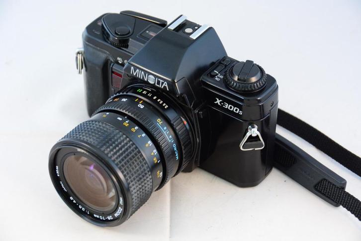 Minolta X-300s met MD 28-70mm/3.5-4.8 en GRATIS 50mm/2.0, Audio, Tv en Foto, Fotocamera's Analoog, Gebruikt, Spiegelreflex, Minolta