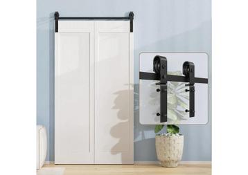 UITVERKOOP bi-folding barndoor hardware kits OPisOP beschikbaar voor biedingen