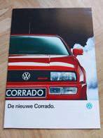 Keurige Volkswagen Corrado folder + specificaties + prijsl., Ophalen of Verzenden, Zo goed als nieuw, Volkswagen