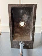 WC fonteintje natuursteen incl. kraan (gebruikt), Doe-het-zelf en Verbouw, Sanitair, Ophalen, Gebruikt, Steen, Toilet
