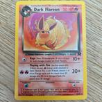 Pokémon kaart Dark Flareon uit de set Team Rocket, Ophalen, Zo goed als nieuw, Losse kaart