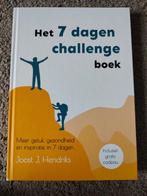 Joost Jan Hendriks - Het 7 dagen challenge boek, Joost Jan Hendriks, Ophalen of Verzenden, Zo goed als nieuw