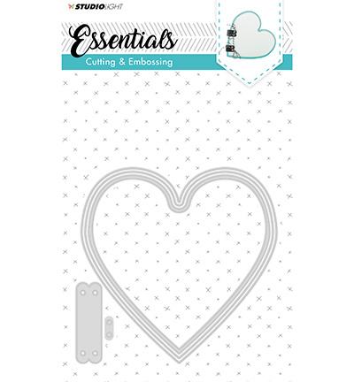 Snijmallen – Studio Light – harten Essentials nr.166, Hobby en Vrije tijd, Kaarten | Zelf maken, Nieuw, Pons of Mal, Overige thema's