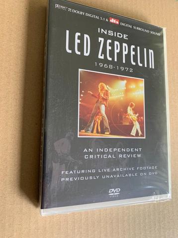 Led Zeppelin - Inside  Led Zeppelin 1968-1972 ( dvd) beschikbaar voor biedingen