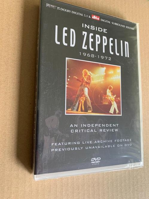 Led Zeppelin - Inside  Led Zeppelin 1968-1972 ( dvd), Cd's en Dvd's, Dvd's | Muziek en Concerten, Nieuw in verpakking, Muziek en Concerten