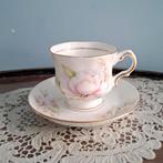 Balmoral Castle, kop en schotel met zachte pasteltinten, Antiek en Kunst, Ophalen of Verzenden