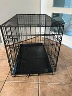 Zwarte hondenbench, Dieren en Toebehoren, Hondenhokken, Ophalen, Zo goed als nieuw, Minder dan 65 cm