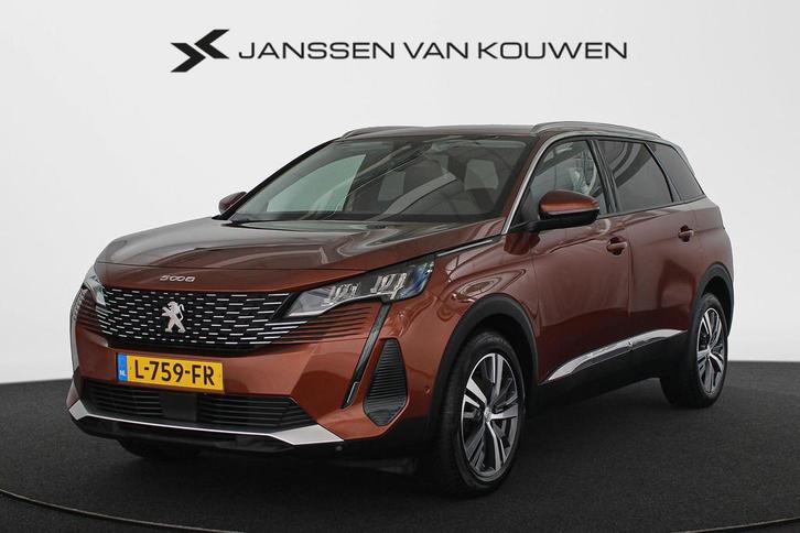 Peugeot 5008 1.2 PureTech Allure 7 Zits Trekhaak Camera Carp, Auto's, Peugeot, Bedrijf, Te koop, ABS, Airbags, Airconditioning