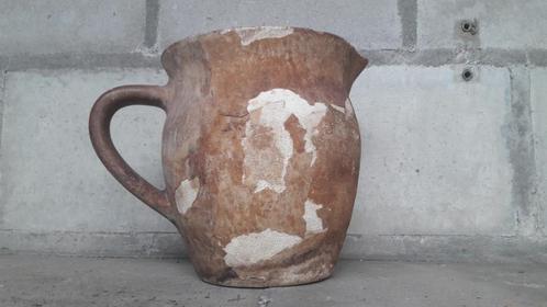 Antieke 19de Eeuwse Aardewerk Kruik / Kan uit New York, Antiek en Kunst, Curiosa en Brocante, Verzenden
