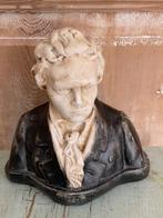 Vintage buste / beeld van Beethoven gips. Handgeverfd., Ophalen