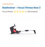 Focus Fitness Roeimachine - Topconditie!, Ophalen, Overige materialen, Benen, Zo goed als nieuw