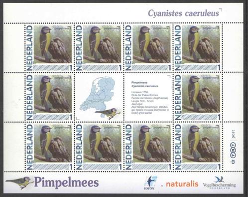Postzegels Vogels in Nederland: Pimpelmees, Postzegels en Munten, Postzegels | Nederland, Postfris, Na 1940, Ophalen of Verzenden