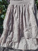 Ewa I Walla poederkleur geborduurde lagen rok 38 40 42 44 46, Kleding | Dames, Ophalen of Verzenden, Zo goed als nieuw, Maat 38/40 (M)