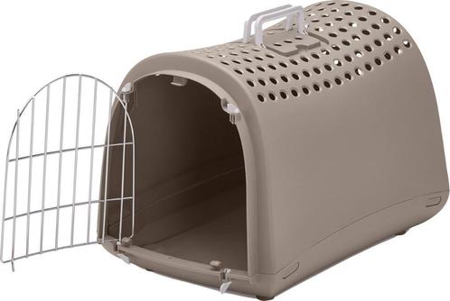Transportbox vervoersmand Imac Linus taupe nu voor € 22,50, Dieren en Toebehoren, Transportboxen, Nieuw, Ophalen of Verzenden