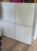 Kast hoogglans wit, greeploos!, Huis en Inrichting, Kasten | Dressoirs, Ophalen, Gebruikt, 25 tot 50 cm