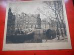 Dirk Harting  -  Brouwersgracht Amsterdam., Antiek en Kunst, Kunst | Etsen en Gravures, Ophalen of Verzenden