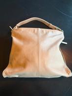 Vintage unisex leren tas Lavorazione Artigiana beige, Sieraden, Tassen en Uiterlijk, Tassen | Damestassen, Ophalen of Verzenden