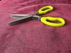 Kruidenschaar stainless steel 19 cm, Ophalen of Verzenden, Gebruikt, Rvs of Chroom, Los bestek