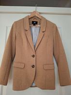 H&M Blazer S met elleboogstukken, H&M, Verzenden, Beige, Zo goed als nieuw