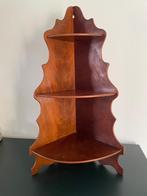 Houten hoekkast / wandkast, Huis en Inrichting, Met plank(en), Gebruikt, Ophalen of Verzenden, Minder dan 150 cm