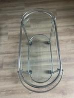 Glazen Taffel, Huis en Inrichting, Gebruikt, Minder dan 50 cm, Ophalen of Verzenden, Glas