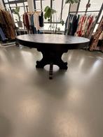 Salon tafel zwart 125cm doorsnede, Antiek en Kunst, Antiek | Meubels | Tafels, Ophalen